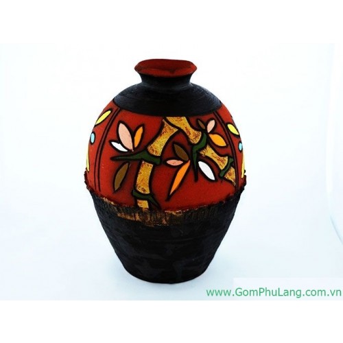 Bình hoa gốm phù lãng BH26