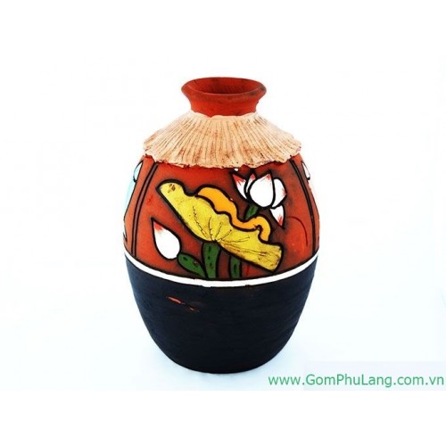 Bình hoa gốm phù lãng BH31