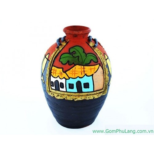 Bình hoa gốm phù lãng BH40