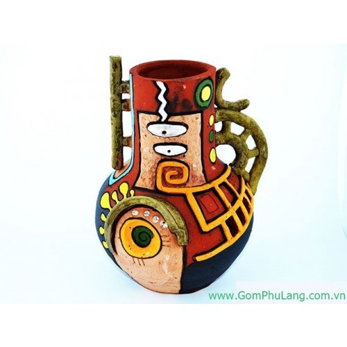 Bình hoa gốm phù lãng BH48