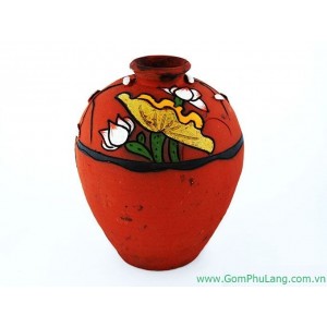 Bình hoa gốm phù lãng BH42