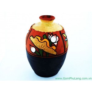 Bình hoa gốm phù lãng BH52