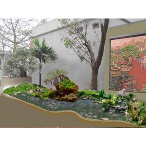 Thiết kế tiểu cảnh sân vườn TKTC17