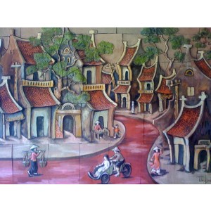 Tranh phố cổ - PC16