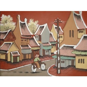 Tranh phố cổ - PC18