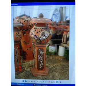 Đèn trang trí Gốm Phù Lãng DEN02